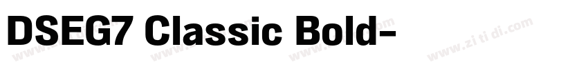DSEG7 Classic Bold字体转换 DSEG7 Classic Bold字体转换